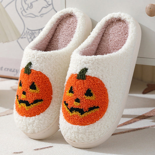 Halloween Cartoon Pumpkin Slippers