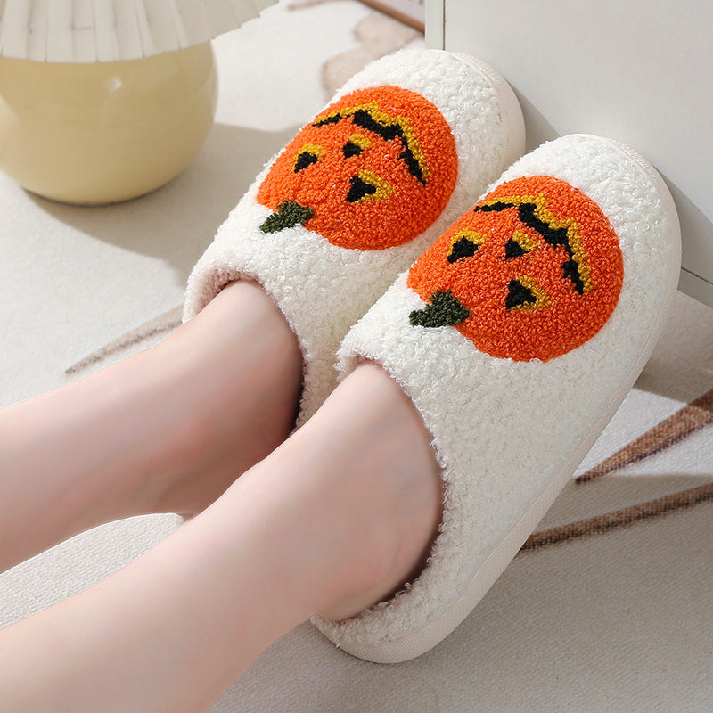 Halloween Cartoon Pumpkin Slippers